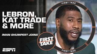 Iman Shumpert DEBATES Stephen A. & Mad Dog on LeBron's expectations + KAT to the Knicks | First Take