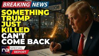 BREAKING: Trump Just Killed Something With 3 Pens That Can Never Come Back