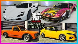GTA ONLINE NEW UNRELEASED VEHICLES, All Drip Feed Cars, MONEY FRONTS DLC, Prices Leaks (GTA5 Update)