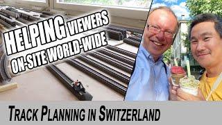 Helping a viewer in Switzerland planning the Model railway of his Dreams