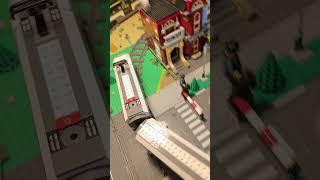 Following high speed passenger train, around my Lego city! #adrilego #legocity #legotrains