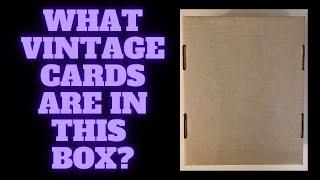 WHAT VINTAGE CARDS ARE IN THS RANDOM BOX THAT WAS PULLED OUT OF MY COLLECTION? #vintagesportscards