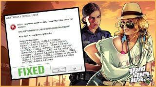 FIXED GTA 5 Script Hook V Version Problem | Script Hook V Critical Error