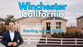 Affordable Single Story New Construction Home in Winchester, CA | Under $600k!