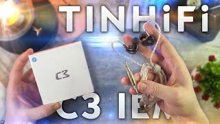 Отличная эргономика и приятный БАС - Проводные IEM наушники TinHIFI C3