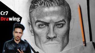 Realistic face shading & skin texture drawing with pencils // pawan nath arts