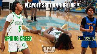 1 POINT CONFERENCE TOURNAMENT GAME!!! PRINCETON VS SPRING CREEK!!!