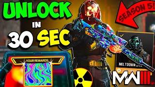 How to UNLOCK the NEW MW3 ️NUKE SKIN️! (RARE "Super Slick" CAMO Unlock!) | Season 5 Rebirth NUKE!