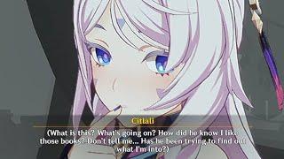 Light Novel Reader Caught In 4k | Citlali | Iktomi Spiritseeking Scrolls | Genshin Impact