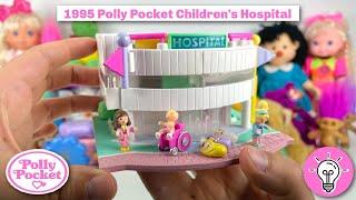 Vintage 1995 Light Up Polly Pocket Children's Hospital Pollyville Complete Collection