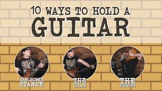 10 ways to hold a guitar (for beginners)