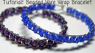 Tutorial: Beaded Wire Wrap Bracelet