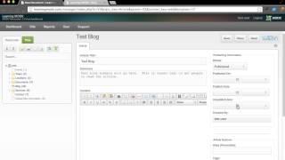 Learning MODX blog creation