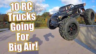 RC Car Jumps! Going For Big Air - Radio Control Truck Jump Compilation | RC Driver