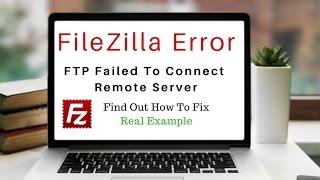 Filezilla FTP Client (220 Microsoft FTP Service) Fix Error Connect