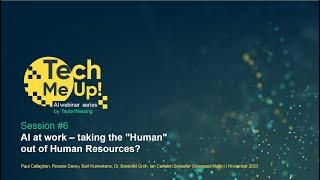 AI at work – taking the "Human" out of Human Resources? | Tech Me Up! by Taylor Wessing