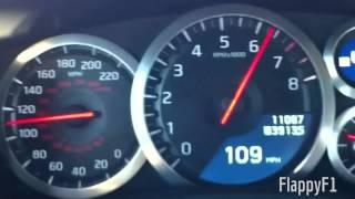 Nissan GT-R R35 0-220 km/h Launch Control Full Speed Acceleration