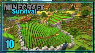 I Transformed the Village With Crop Fields! | Minecraft 1.20 Survival Let's Play | Ep 10