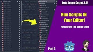 Automate The Boring Stuff! Creating Editor Scripts in Godot