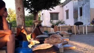 Making Markouk Bread in Ain el Delb