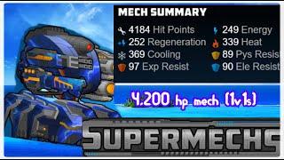 Supermechs 4,200 HP Physical Tank  (Rank 1)