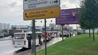 Автобус 308: Метро Домодедовская - Аэропорт Домодедово, г. Москва