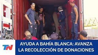 TEMPORAL EN BAHÍA BLANCA: cadena humana de donaciones en distintos puntos del AMBA