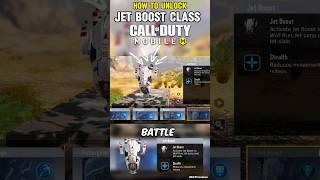 How to Unlock NEW Jet Boost Class In Call Of Duty Mobile #shorts #viral #codm