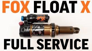 2022 FOX Factory FLOAT X 50 & 125 hour damper Service guide for Beginners. Easier than you think 