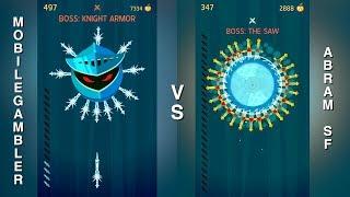 ABRAM SF VS. MOBILEGAMBLER KNIFE HIT HIGHSCORE BATTLE!!!