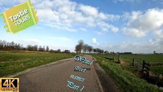 Weird Street Names - Part 1 in 4k@60 TOSTIETOURS! Sightseeing Mountainbike ride in the Netherlands!