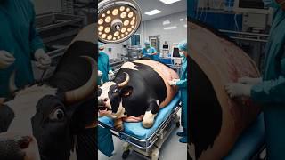 Doctor saved pregnant black cow #cow #cowlover #animals #pets #rescueanimals #helptheanimals #calf