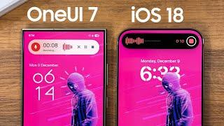 OneUI 7 vs iOS 18 COMPARISON - WHICH IS THE BEST?