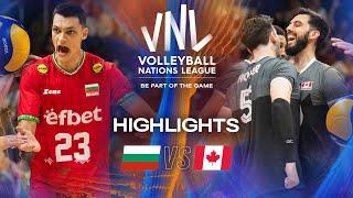 Bulgaria  vs. Canada  - Highlights | Week 1 | Men's VNL 2025