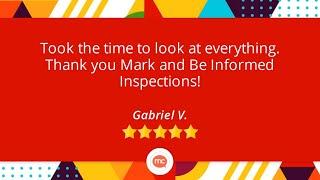 Be Informed Inspections Dallas | Impressive 5 Star Review by Gabriel V.