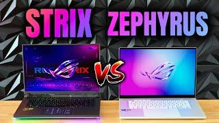 Zephyrus G16 vs STRIX G16 (2025) - THIN vs THICK Gaming Laptop [Asus ROG]