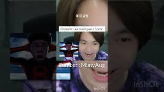 cewe vs cowo main game horor  | #shorts #meme #miawaug #clips