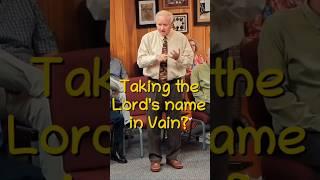 Taking the Lord's name in vain? #peopleofgod #nameofgod #covenant #cussing #jesus