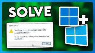 How to Solve You Have Been Denied Permission To Access This Folder (11 + 10)