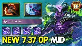 NEW 7.37C OP MID Faceless Void 1st Item BF Fast Farm Speed & FACET TIME ZONE 100% Show no Mercy DotA