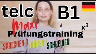  telc B1 Prüfungstraining - Sprechen - Hören - Schreiben