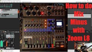 Setting up Mix-Minus with a Zoom Livetrak in Reaper