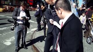 Wedding photography on Times Square, New York, NYC