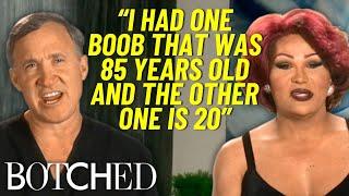 Dr. Dubrow Fixes Flame Monroe's Lopsided Breast Implants | Botched | E!