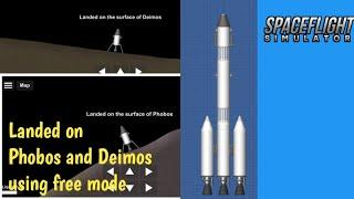 How to Get to Phobos and Deimos in Free mode | Spaceflight Simulator