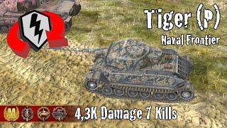 Tiger (P)  |  4,3K Damage 7 Kills  |  WoT Blitz Replays