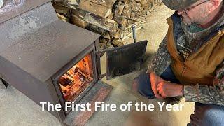 Cleaning the Chimney & How to Build a Fire in a Wood Stove