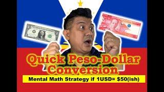 US Dollar & Philippine Peso Conversion made Easy