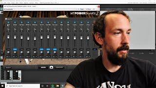 How to Create Tracks to Add FX to Drums in MT Power Drumkit 2 in Reaper