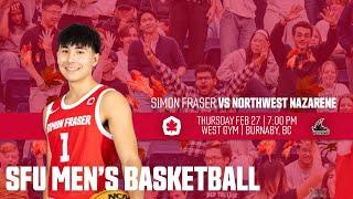 SFU Men's Basketball: Red Leafs vs Northwest Nazarene - February 27th, 2025